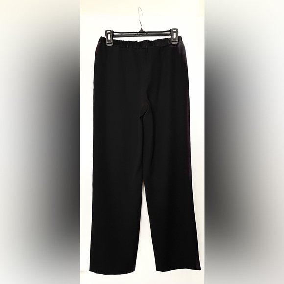 NWOT - EMPORIO ARMANI Navy Blue Suit Elastic Waist Pants - IT 42 / FR 38 / US 4 - Picture 2 of 3